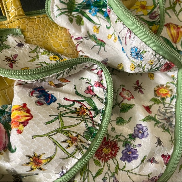 Floral Yellow Handbag - Picture 5 of 6